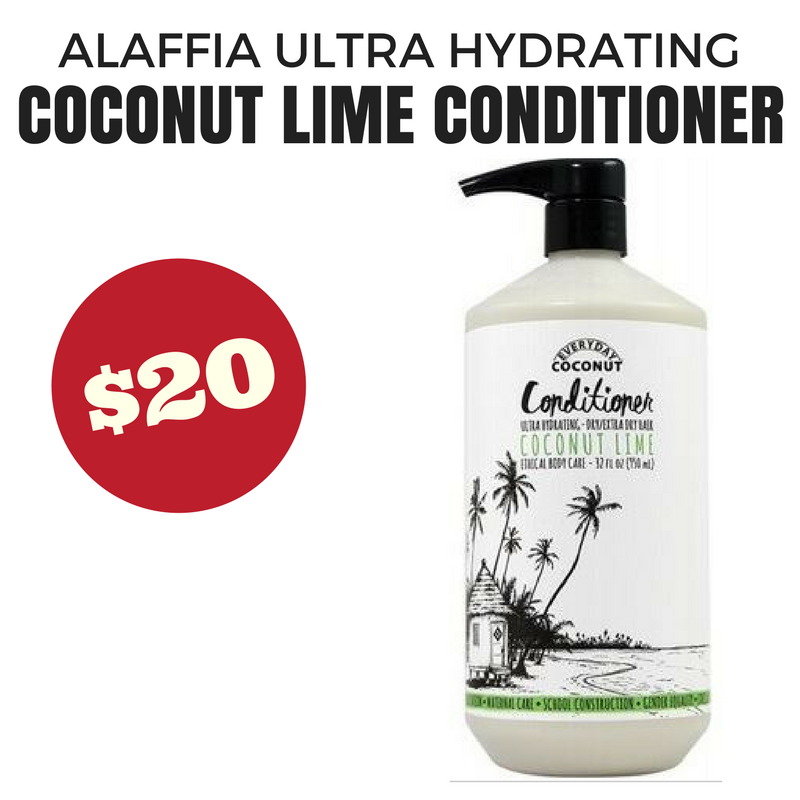 Alaffia Ultra Hydrating Coconut and Lime Conditioner - 950ml